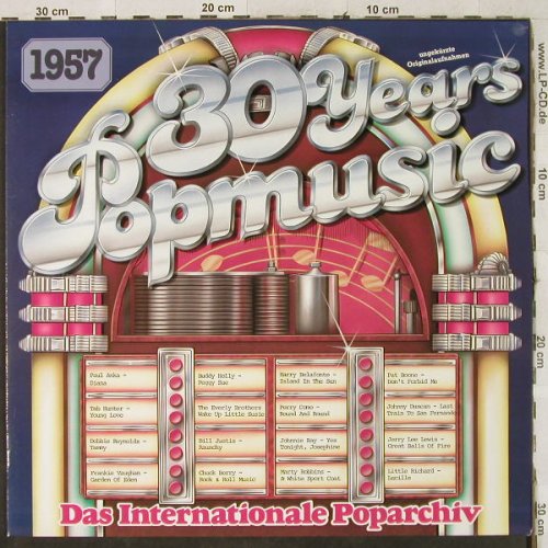 V.A.30 Years Popmusic: 1957-Paul Anka..Little Richard, S*R(46 207 7), D,  - LP - H3756 - 4,00 Euro