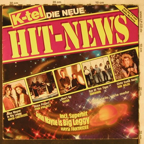 V.A.K-tel Hit-News - Die Neue: Haysi Fantayzee...Survivor, K-tel(TG 1417), D, 1982 - LP - H3928 - 4,00 Euro