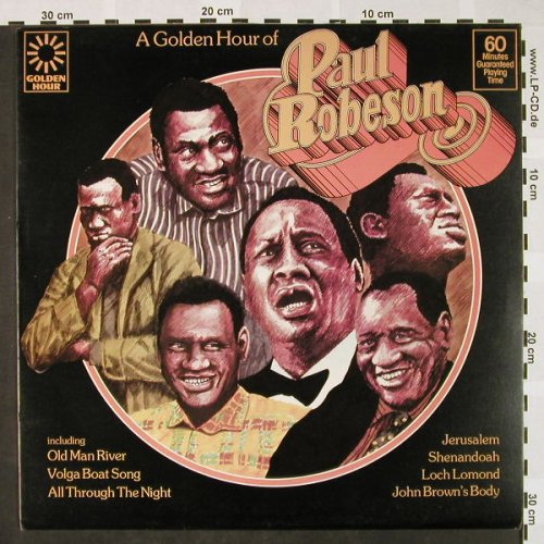 Robeson,Paul: A Golden Hour of, Golden Hour(GH 853), UK, Ri, 1974 - LP - H4151 - 5,50 Euro