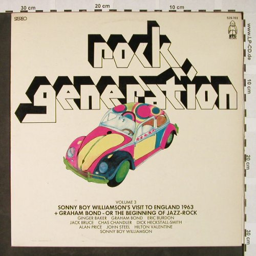 V.A.Rock Generation Vol.3: Sonny Boy Williamsson/Graham Bond.., BYG(529.703), F,rec.live,  - LP - H4531 - 12,50 Euro