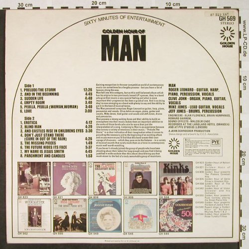 Man: Golden Hour Of, Golden Hour(GH 569), UK, Ri, 1973 - LP - H4565 - 7,50 Euro