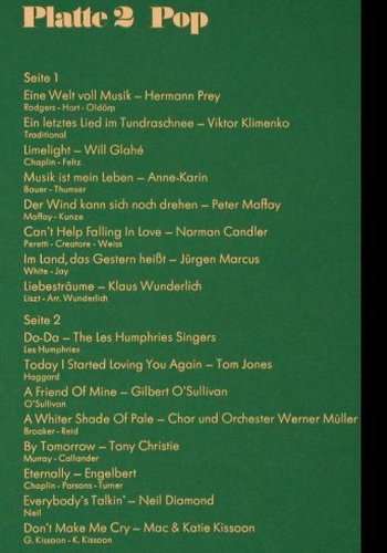 V.A.Unseren Freunden z.Jahreswechsl: 1973/1974, Klassik / Pop, Foc, Teldec/AEG(TST 77 861/862), D, 1973 - 2LP - H4692 - 5,00 Euro