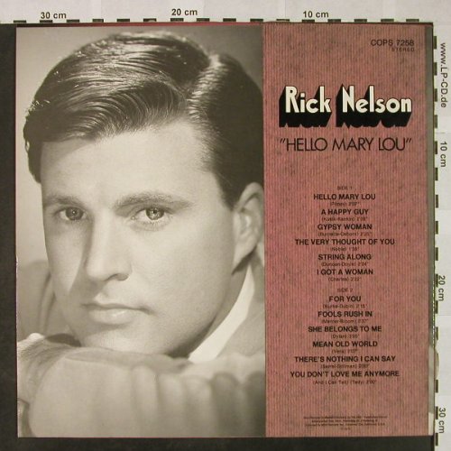 Nelson,Rick: Hello Mary Lou-Yesterday's PopScene, MCA Coral(COPS 7258), D, 1974 - LP - H4738 - 6,00 Euro