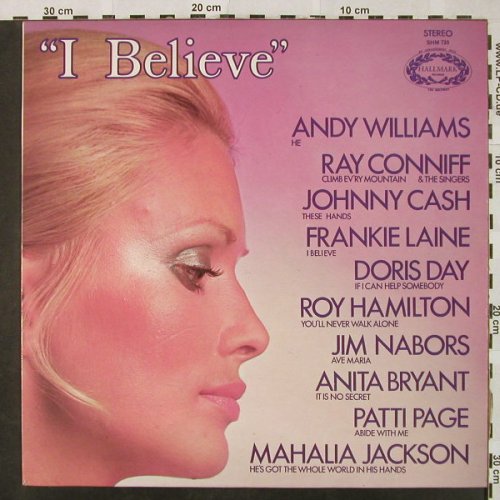 V.A.I Believe: Frankie Lane..Roy Hamilton, Hallmark(SHM 730), UK,  - LP - H4813 - 5,00 Euro