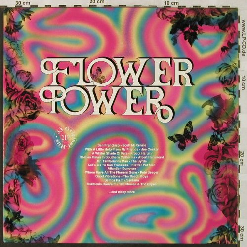 V.A.Flower Power: Scott McKenzie...Pete Seeger, CBS(465784 1), NL, 1989 - 2LP - H5034 - 5,00 Euro