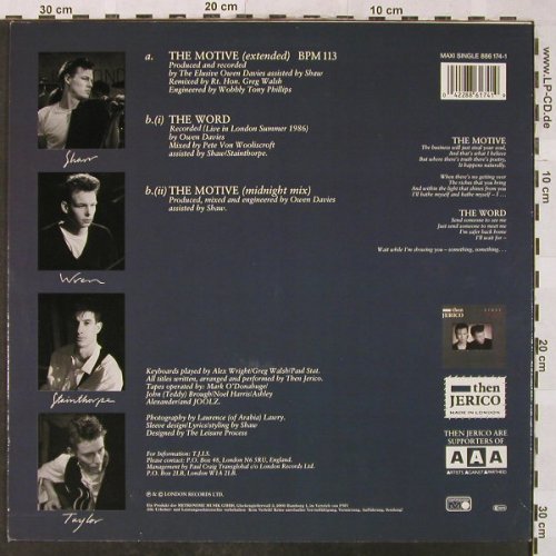 Then Jerico: The Motive*2 / The Word, Metronome(886 174-1), D, 1987 - 12inch - H5166 - 3,00 Euro