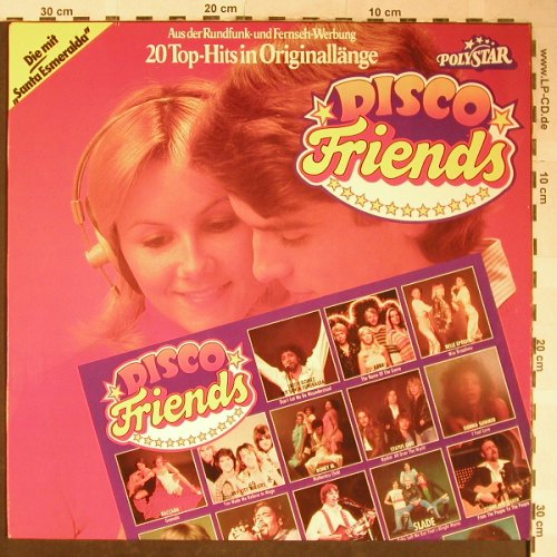 V.A.Disco Friends: 20 Top-Hits in Originallänge, Polystar(9199 460), D,  - LP - H5568 - 4,00 Euro