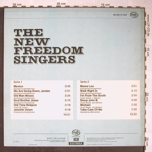 New Freedom Singers: Same (Les Humphries), MFP(1M 048-31 058), D,  - LP - H5769 - 5,50 Euro