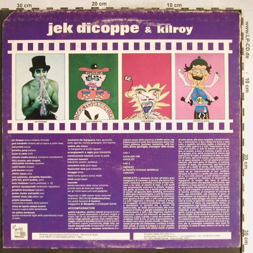 Jek Dicoppe & Kilroy: Kramemboli, vg+/VG-, bad cond., Base Rec(H2 SO4), I, CO, 1981 - LP - H6555 - 20,00 Euro