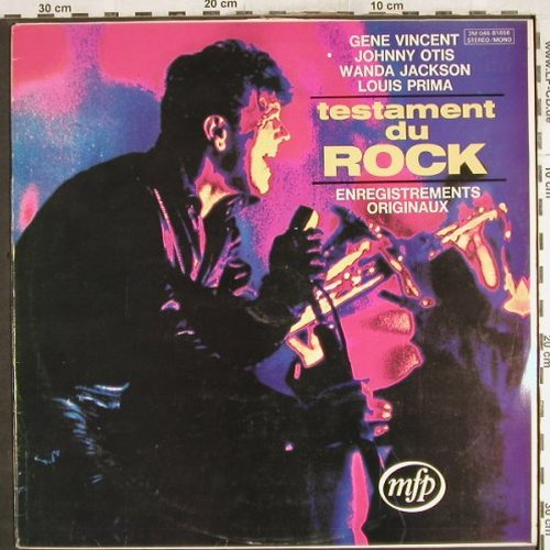 V.A.Testament Du Rock: Louis Prima...Gene Vincent, MFP(2M 046-81656), F,m-/vg+,  - LP - H7188 - 4,00 Euro