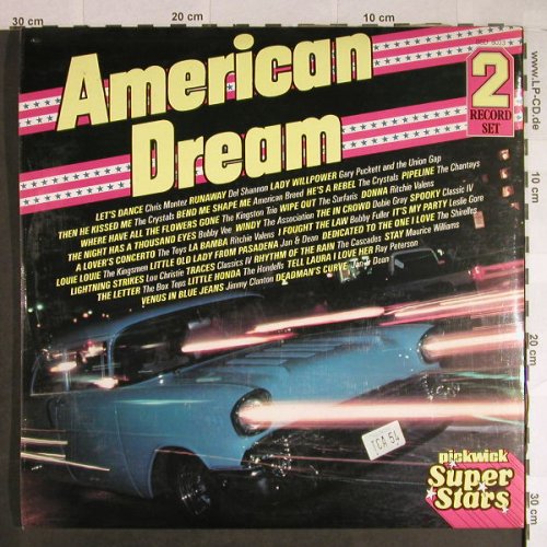 V.A.American Dream: Association...Crystals, Foc, Pickwick(SSD 8033), UK, 1980 - 2LP - H725 - 5,50 Euro