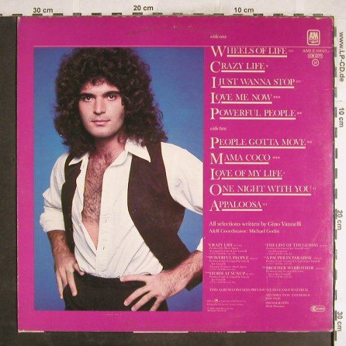 Vannelli,Gino: The Best of, AM(AMLE 69043), NL, 1980 - LP - H7389 - 5,50 Euro