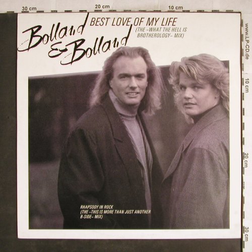Bolland & Bolland: Best Love Of My Life+1, Teldec(6.20733 AE), D, 1987 - 12inch - H7516 - 2,50 Euro