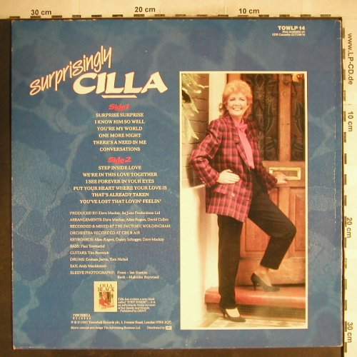 Black,Cilla: Surprisingly Cilla, Towerbell Records(TOWLP 14), UK, 1985 - LP - H7545 - 5,00 Euro