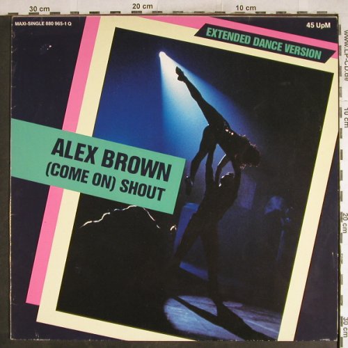 Brown,Alex: (Come On)Shout*2+1, Mercury(880 965-1), D, 1985 - 12inch - H7567 - 1,00 Euro