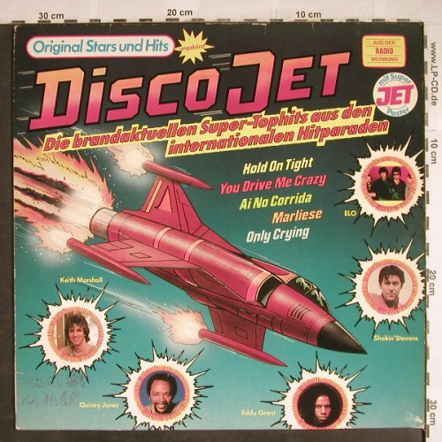 V.A.Disco Jet: ELO...Champaign, + Poster, CBS(CBS 85 256), NL, 1981 - LP - H7978 - 5,00 Euro