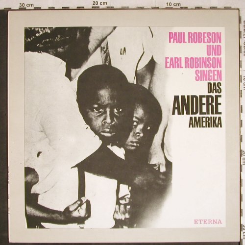 Robeson,Paul & Earl Robinson: Das andere  Amerika, Eterna(8 10 021), DDR,Mono, 1980 - LP - H8039 - 7,50 Euro