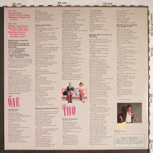 Taylor,Steve: I Want to be a clone, Sparrow Records(SPR 1063), UK, 1984 - LP - H8236 - 6,00 Euro