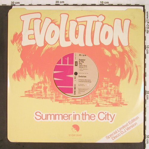 Evolution: Summer in the City*2, yellow vinyl, EMI(12 EMI 2849), UK, 1978 - 12inch - H8766 - 2,00 Euro