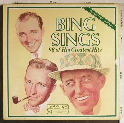 Crosby,Bing: sings 96 of his Greatest Hits, Box, Reader's Digest(RD4-127 1-8), US,Schuber, 1978 - 8LP - H8845 - 40,00 Euro