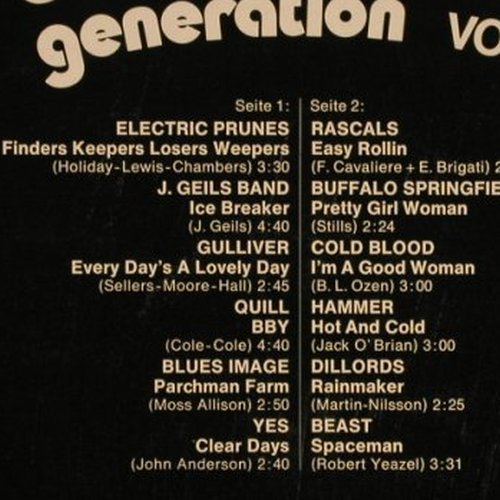 V.A.Woodstock Generation Vol.1: Electric Prunes...Beast, 12 Tr., Midi(MID 28 001), D, Ri,  - LP - H957 - 9,00 Euro