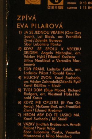 Pilarova,Eva: Zpiva, Foc, m-/vg+, Supraphon(0 13 0490), CZ, 1969 - LP - H967 - 7,50 Euro