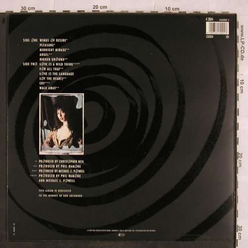 Rush,Jennifer: Wings Of Desire, CBS(466000 1), NL, 1989 - LP - H9903 - 5,00 Euro