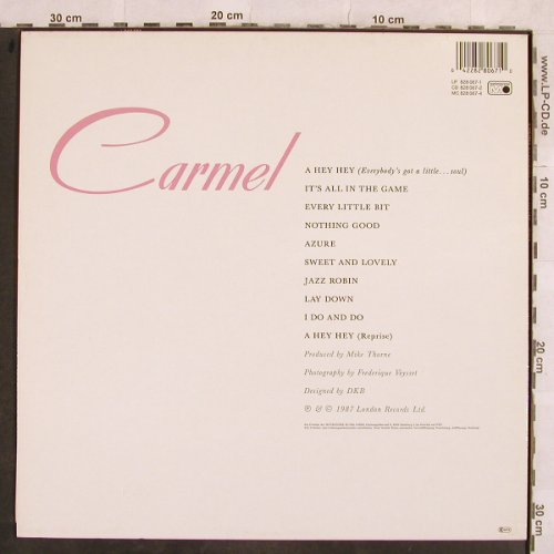 Carmel: Everybody's Got A Little...Soul, London(828 067-1), D, 1987 - LP - H9952 - 5,50 Euro