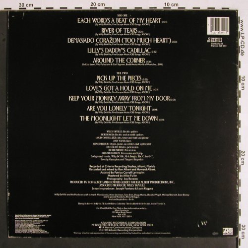 De Ville,Mink: Where Angels Fear To Tread, m-/vg+, Atlantic (78-0115-1), D, 1983 Typ: LP Best.-Nr.: V1908 Preis: 5,00 Euro