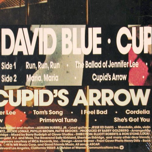 Blue,David: Cupid's Arrow, FS-New sealed, Elektra/Asylum (7E-1077), US, 1976 Typ: LP Best.-Nr.: V1946 Preis: 7,50 Euro