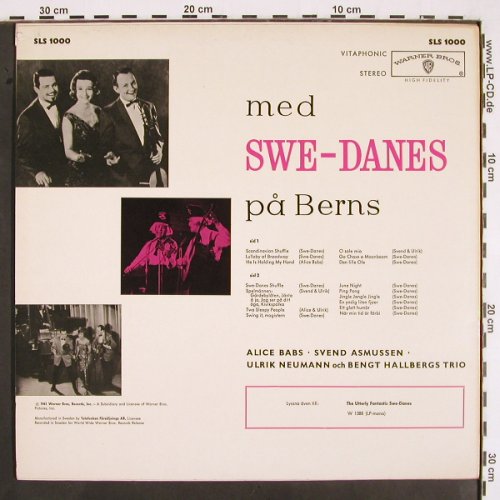 Swe-Danes: med...pä Berns, Warner (SLS 1000), S, 1961 Typ: LP Best.-Nr.: V2113 Preis: 7,50 Euro