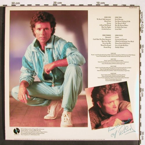 Richard,Cliff: From the Heart, Foc, Teledisc (SLLP 9433), US, 1986 Typ: 2LP Best.-Nr.: V2180 Preis: 7,50 Euro