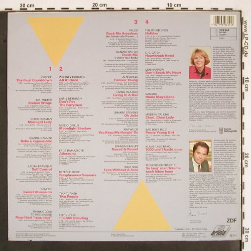 V.A.Peter's Pop-Show: Europe...Münchener Freiheit, Ariola (303 344 551), D, co, 1988 Typ: 2LP Best.-Nr.: V2183 Preis: 6,00 Euro