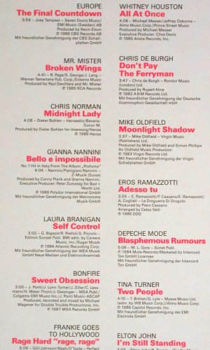 V.A.Peter's Pop-Show: Europe...Münchener Freiheit, Ariola (303 344 551), D, co, 1988 Typ: 2LP Best.-Nr.: V2183 Preis: 6,00 Euro