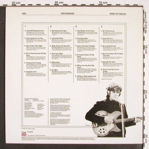 V.A.The Spirit of the 60s - 1965: Kinks... Righteous Brothers, Time Life (TL 532/2), UK, 1990 Typ: 2LP Best.-Nr.: V2214 Preis: 6,00 Euro