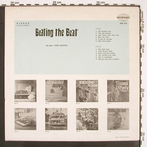 Pop Spots: Beating the Beat, Weltmelodie (WM 025), D Typ: LP Best.-Nr.: V2520 Preis: 9,00 Euro