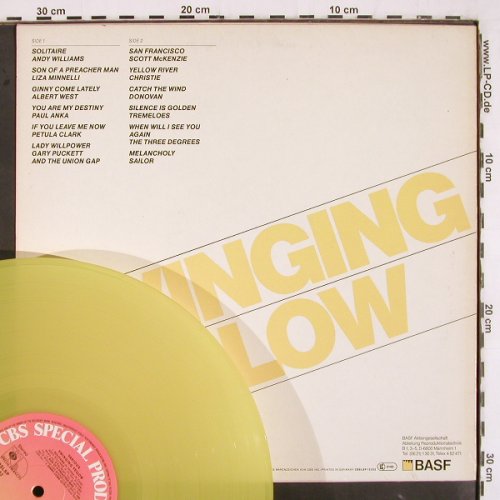 V.A.Swinging Yellow: Andy Williams...Sailor, yellowvinyl, CBS/BASF (LSP 15252), NL, m-/vg+, 1982 Typ: LP Best.-Nr.: V3191 Preis: 5,00 Euro