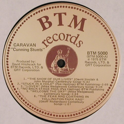 Caravan: Cunning Stunts, BTM(BTM 5000), US, CO, 1975 - LP - V3206 - 9,00 Euro