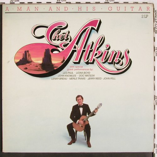 Atkins,Chet: A Man and his Guitar, Foc, m-/vg+, RCA (NL89160(2)), D, 1984 Typ: 2LP Best.-Nr.: V3495 Preis: 9,00 Euro