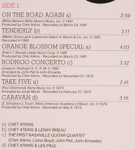 Atkins,Chet: A Man and his Guitar, Foc, m-/vg+, RCA (NL89160(2)), D, 1984 Typ: 2LP Best.-Nr.: V3495 Preis: 9,00 Euro