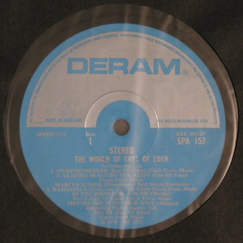 East Of Eden  feat. Jig-a-Jag: The World Of, Deram(SPA 157), UK, 1971 - LP - V3541 - 17,50 Euro