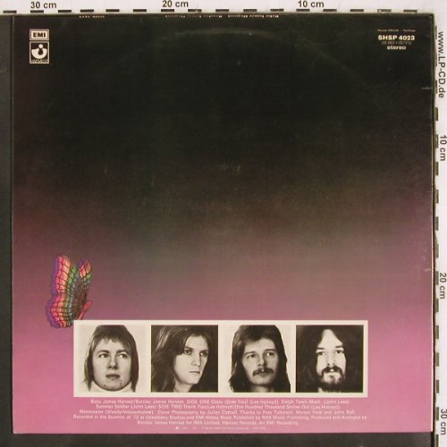 Barclay James Harvest: Baby James Harvest, m /vg+, Harvest(SHPS 4023), UK, 1972 - LP - V3555 - 17,50 Euro