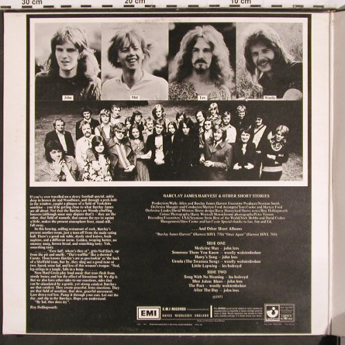 Barclay James Harvest: And Other Short Stories, Foc, Harvest(SHVL 794), UK,m /vg+, 1971 - LP - V3557 - 30,00 Euro