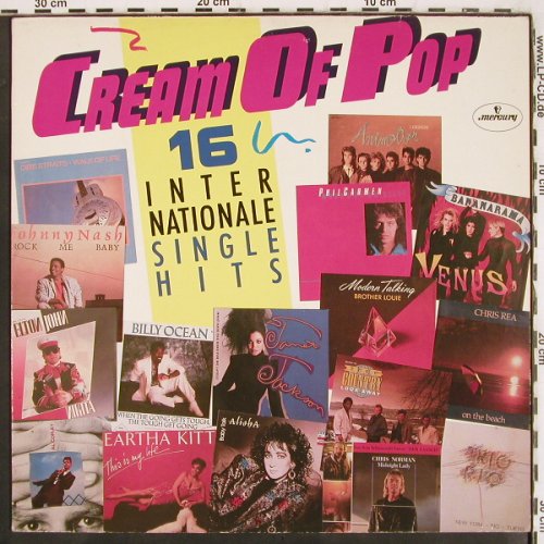 V.A.Cream of Pop: 16 Internationale Single Hits, Mercury(816 335-1), D, 1986 - LP - V3576 - 4,00 Euro