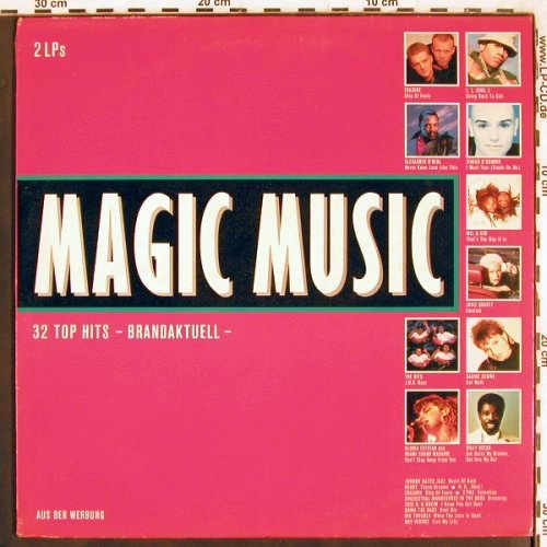 V.A.Magic Music: 32 Top Hits - Brandaktuell, CBS(461149 1), NL, 1988 - 2LP - V3578 - 6,00 Euro
