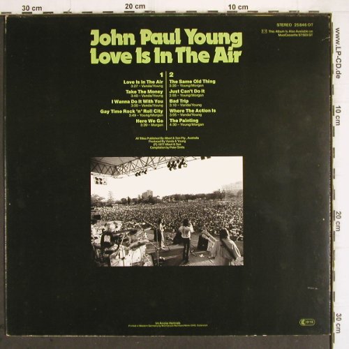 Young,John Paul: Love Is In The Air, Ariola(25 846 OT), D, 1977 - LP - V357 - 5,00 Euro