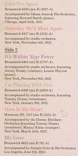 Crosby,Bing: Collection Vol.3 - 1929 to 1933, Columbia (C 35748), US, 1979 Typ: LP Best.-Nr.: V3629 Preis: 6,00 Euro