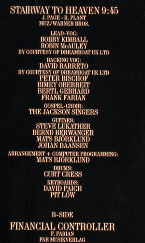 Far Corporation: Stairway To Heaven(9:45) +1, IMP(601 828-213), D, 1985 - 12inch - V3657 - 5,00 Euro