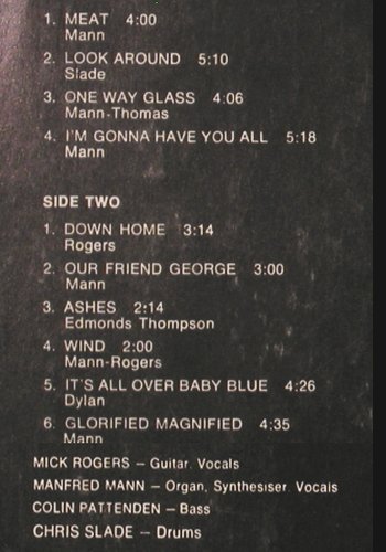 Mann's Earth Band,Manfred: Glorified Magnified, Foc, m /vg+, Polydor (PD 5031), US, 1972 Typ: LP Best.-Nr.: V3670 Preis: 12,50 Euro