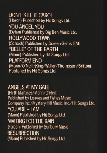 Mann's Earth Band,Manfred: Angel Station, 3.1 vg+/m-, Bronze (200 367-320), D, 1979 Typ: LP Best.-Nr.: V3671 Preis: 6,00 Euro